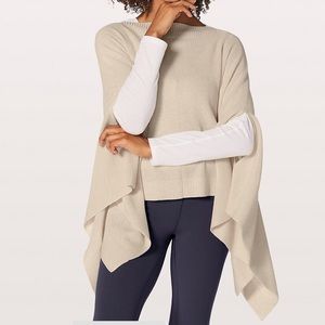 A cardigan, cape, and can be worn as scarf